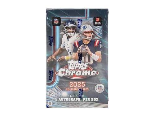 Topps 2025 Chrome Football Hobby Box