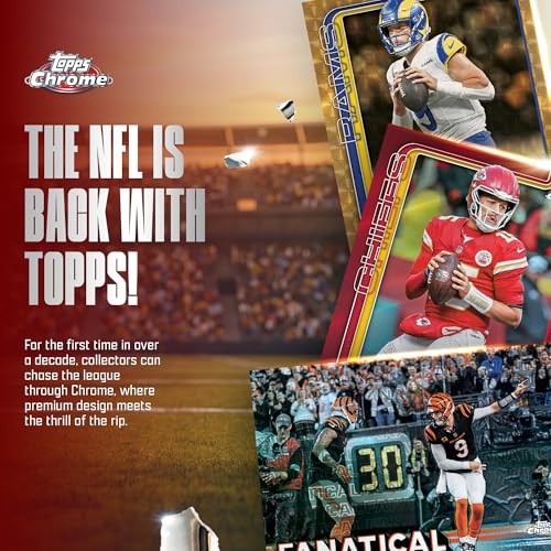 Topps 2025 Chrome NFL Football Mega Box
