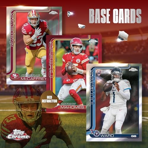 Topps 2025 Chrome NFL Football Mega Box