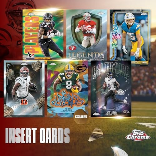 Topps 2025 Chrome NFL Football Mega Box