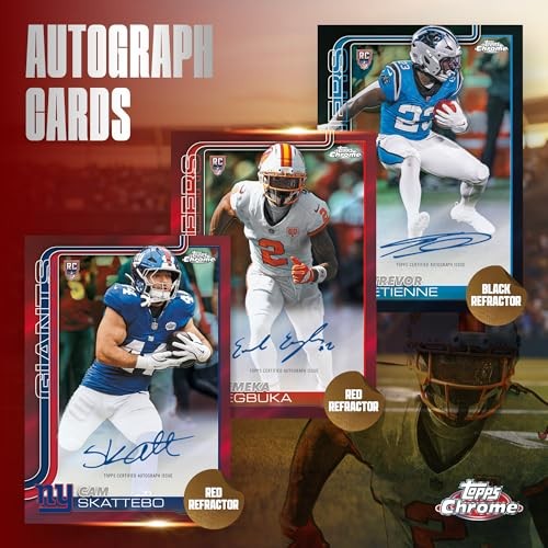 Topps 2025 Chrome NFL Football Mega Box