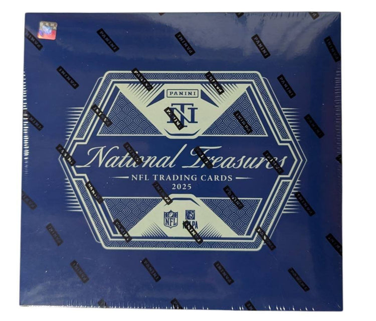Panini 2025 National Treasures Football Hobby Box 8 Cards
