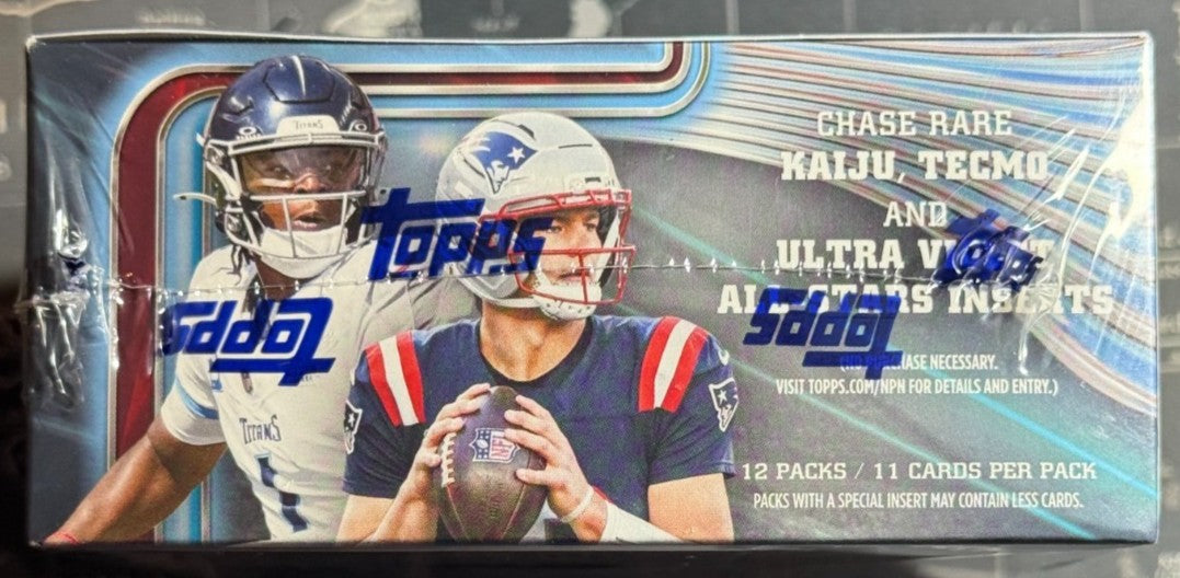 Topps 2025 Chrome Football Hobby Jumbo Box