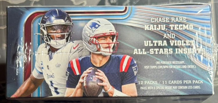 Topps 2025 Chrome Football Hobby Jumbo Box