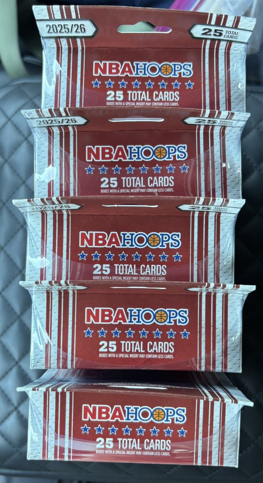 Topps 2025/26 Hoops Basketball Hanger Trading Card Box Hyper Signatures