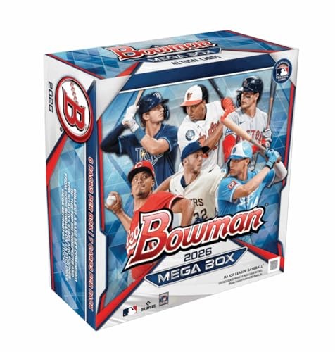 Topps 2026 Bowman Baseball Mega Box 6 Packs