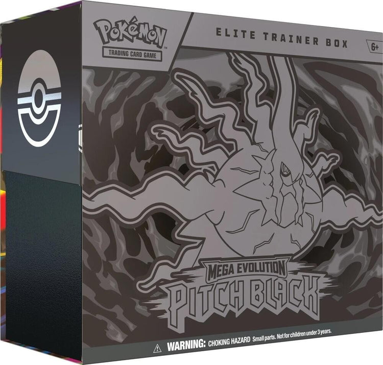 The Pokémon Company International Mega Evolution Pitch Black Elite Trainer Box 9 Booster Packs