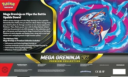 Pokémon Mega Greninja ex Premium Collection Box