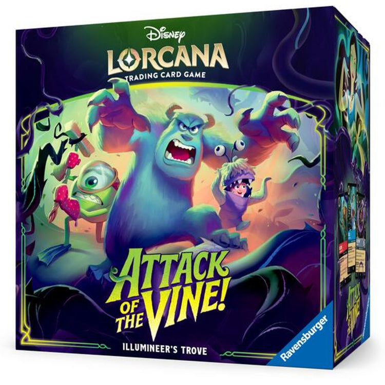 Ravensburger Disney Lorcana Tcg Attack of the Vine! Illumineer's Trove 8 Booster Packs