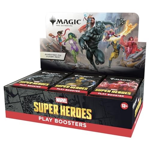 Magic: The Gathering Marvel Super Heroes Play Booster Box Display Box 30 Packs