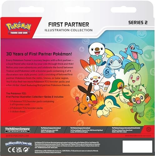 The Pokémon Company International Pokémon TCG First Partner Illustration Collection Series 2
