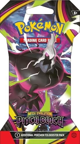 Pokemon Mega Evolution Pitch Black Sleeved Booster Pack