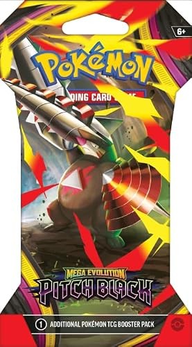 Pokemon Mega Evolution Pitch Black Sleeved Booster Pack