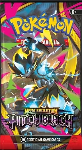 Pokemon Mega Evolution Pitch Black Sleeved Booster Pack