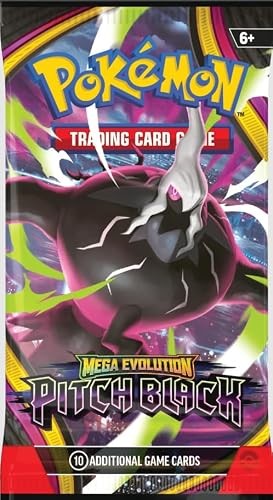 Pokemon Mega Evolution Pitch Black Sleeved Booster Pack