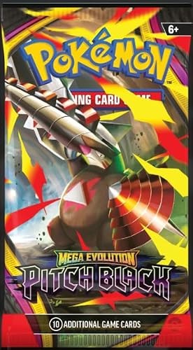 Pokemon Mega Evolution Pitch Black Sleeved Booster Pack