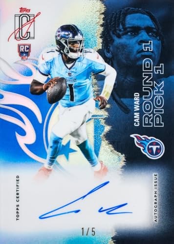 Topps 2025 Signature Class Football Hobby Box 8 Packs