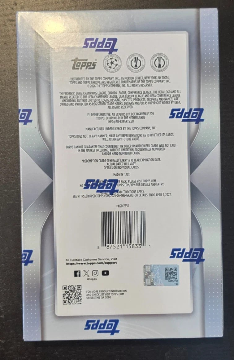 Topps UCC Chrome 2025-26 Hobby Box