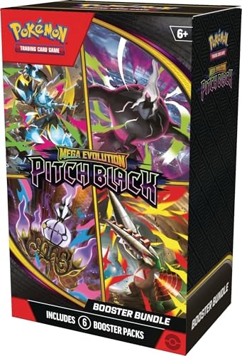 The Pokémon Company International Pokémon TCG Mega Evolution Pitch Black Booster Bundle 6-Pack