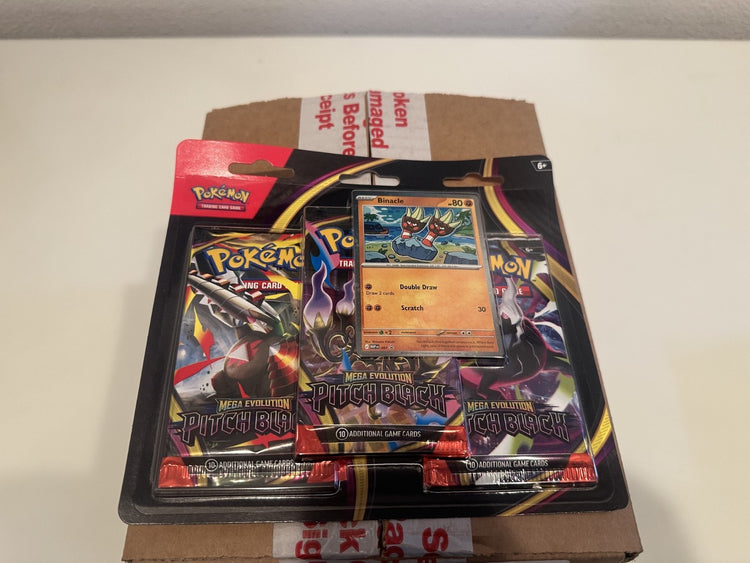 The Pokémon Company International Pokémon TCG Mega Evolution Pitch Black Triple Pack 3 Booster Packs