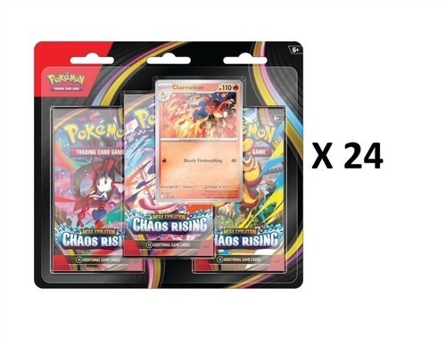 The Pokémon Company International Pokémon TCG Mega Evolution Pitch Black Triple Pack 3 Booster Packs