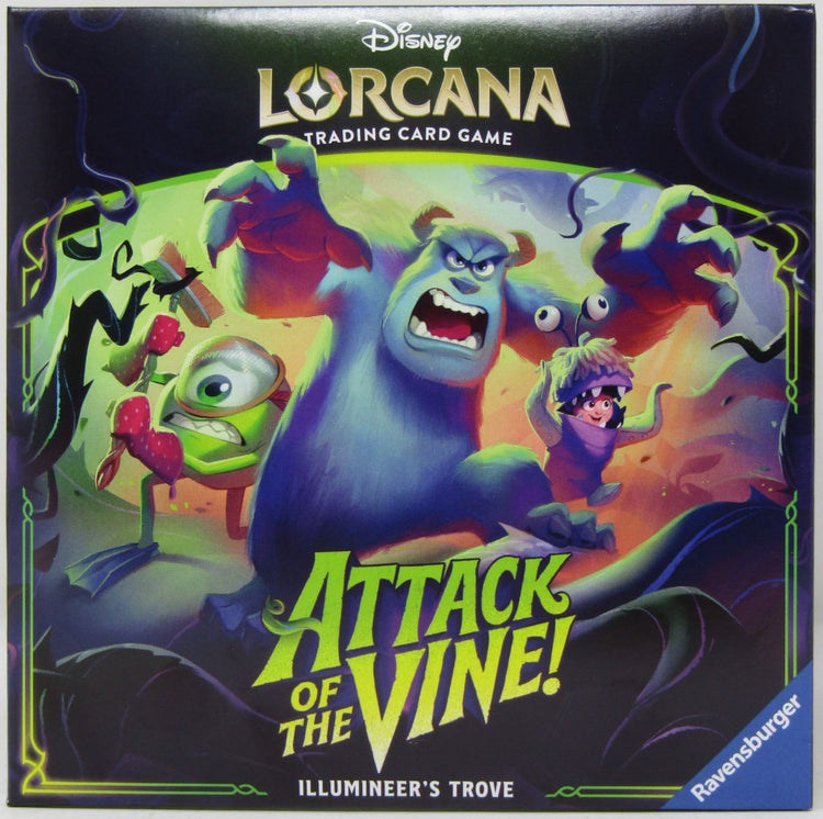 Ravensburger Disney Lorcana Tcg Attack of the Vine! Illumineer's Trove 8 Booster Packs