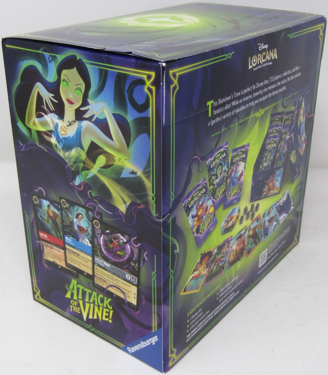 Ravensburger Disney Lorcana Tcg Attack of the Vine! Illumineer's Trove 8 Booster Packs