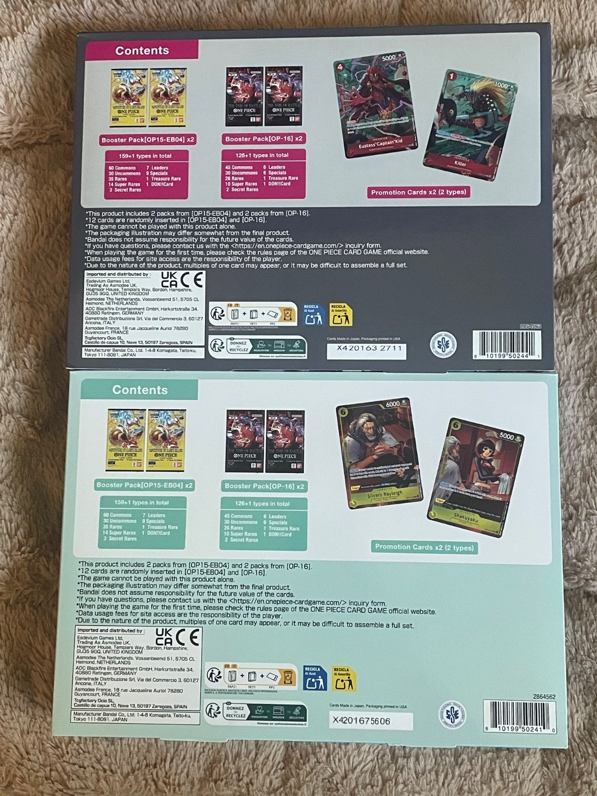 BANDAI HOBBY One Piece Trading Card Game Illustration Box Volume 8 M8.5