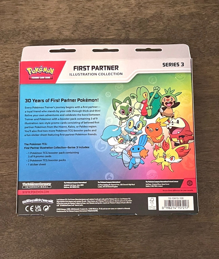 Pokémon First Partner Illustration Collection Series 3 Card Game