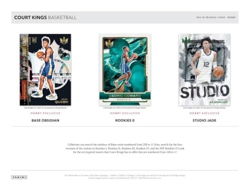 Columbia Sports Cards And More 2025/26 Panini Court Kings Basketball Hobby Box