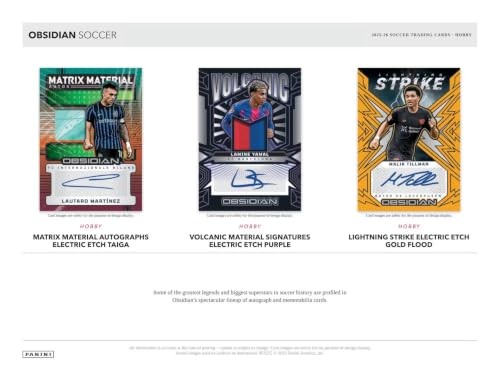 2025/26 Panini Obsidian Soccer Hobby Box