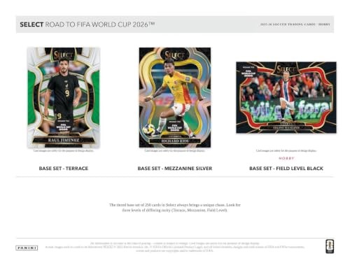 2025/26 Panini Select Road to FIFA World Cup Hobby Box