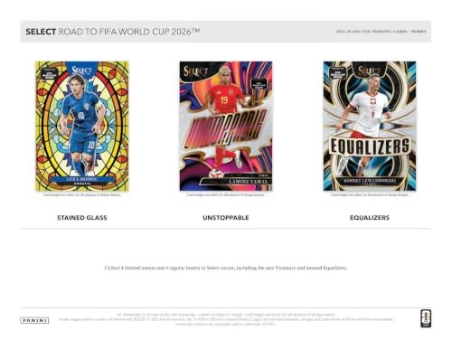 2025/26 Panini Select Road to FIFA World Cup Hobby Box