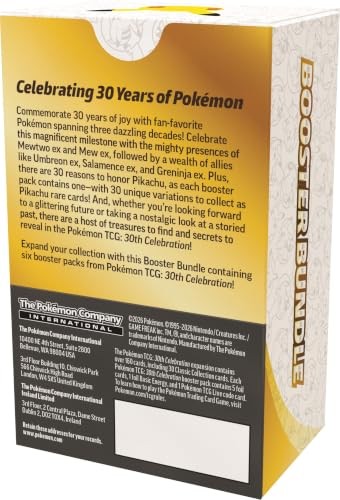 Pokémon 30th Celebration Booster Bundle