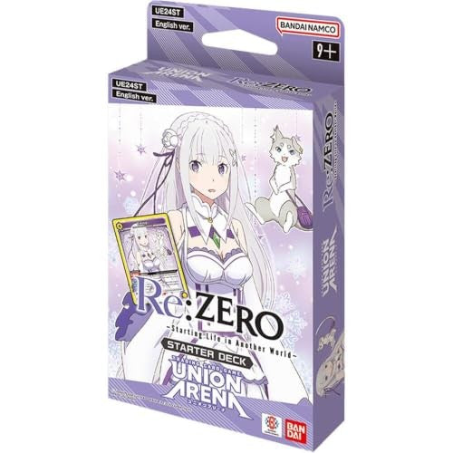 BANDAI Union Arena CCG Re:Zero Starting Life in Another World Starter Deck 50 Cards