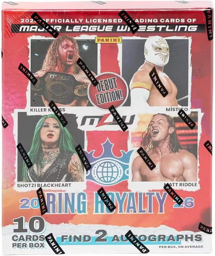 Panini 2026 Ring Royalty Major League Wrestling Hobby Trading Card Box