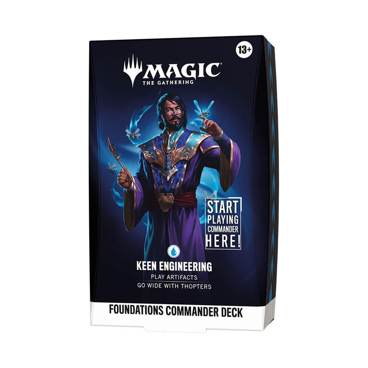 The Gathering Magic Foundations Commander Deck KEEN ENG