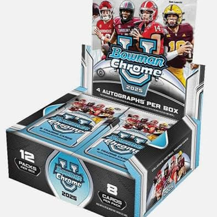 HOFBC 2025 Bowman University Chrome Football Hobby Box