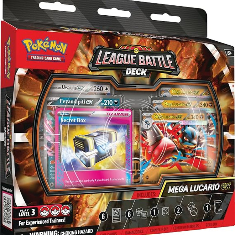 The Pokémon Company International Pokémon TCG Mega Lucario ex League Battle Deck 60-Card Deck