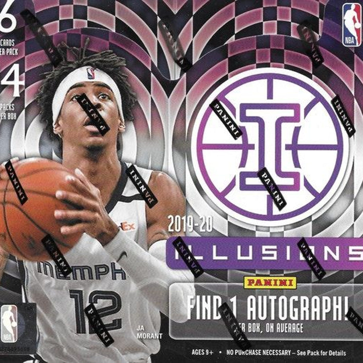 Panini 2019-20 Illusions Basketball Hobby Box 14 Packs 6 Cards