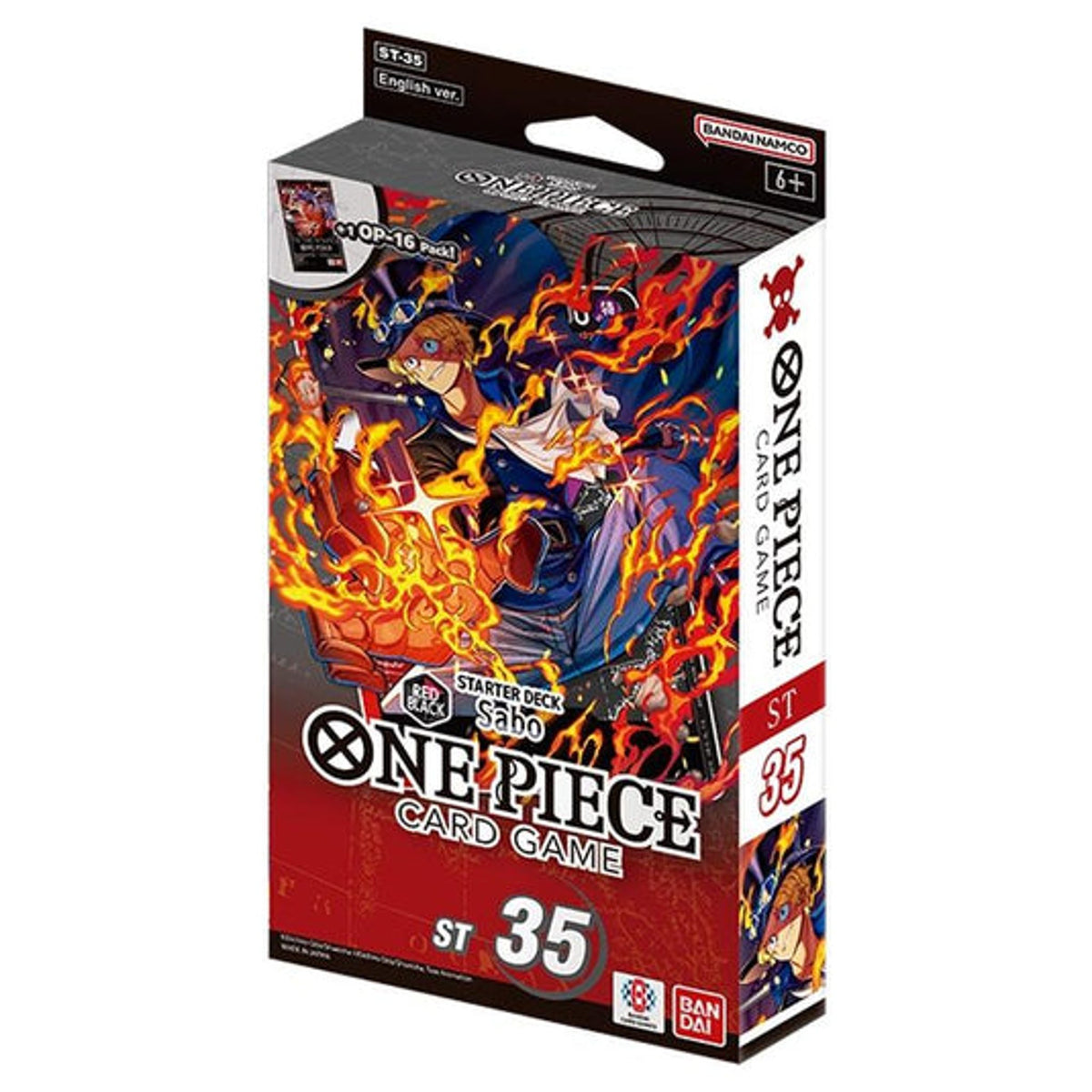 Bandai Namco One Piece Card Game Starter Deck ST-35 Red-Black Midrange Combat Deck