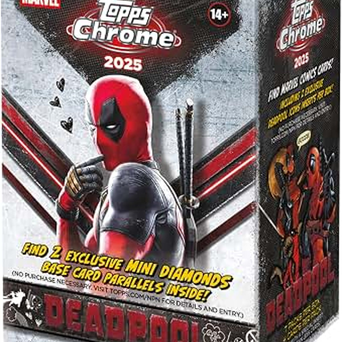 Topps 2025 Deadpool Chrome 7-Pack Blaster Box