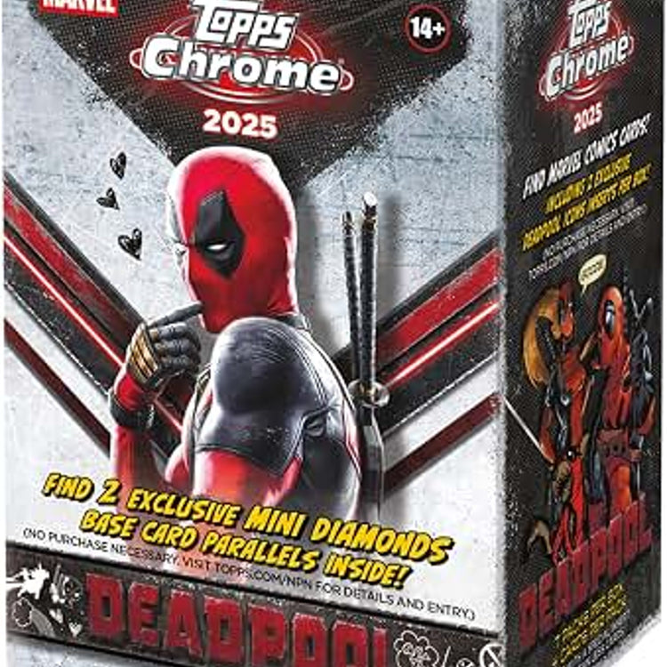Topps 2025 Deadpool Chrome 7-Pack Blaster Box