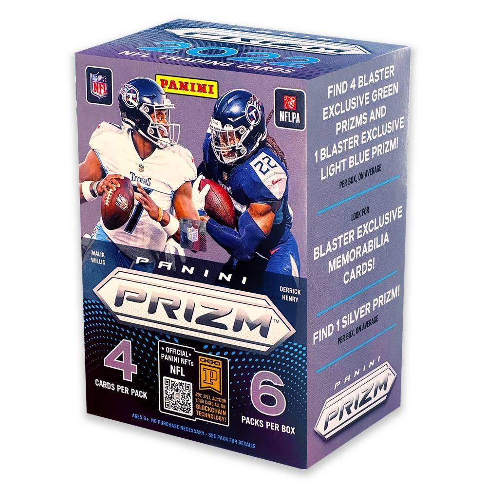 Panini 2022 NFL Prizm Football Trading Card Blaster Box