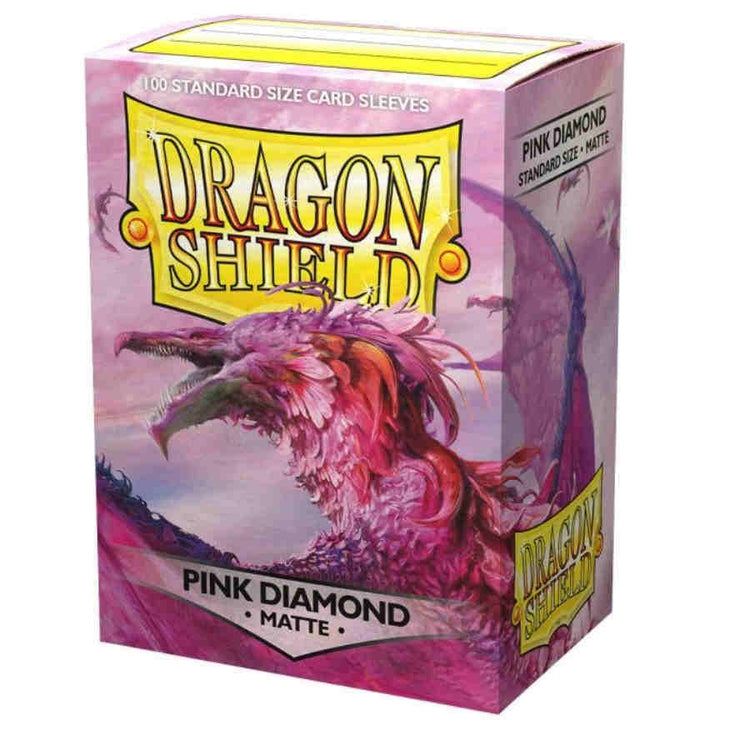Arcane Tinmen Dragon Shield Matte Sleeves Pink Diamond 100