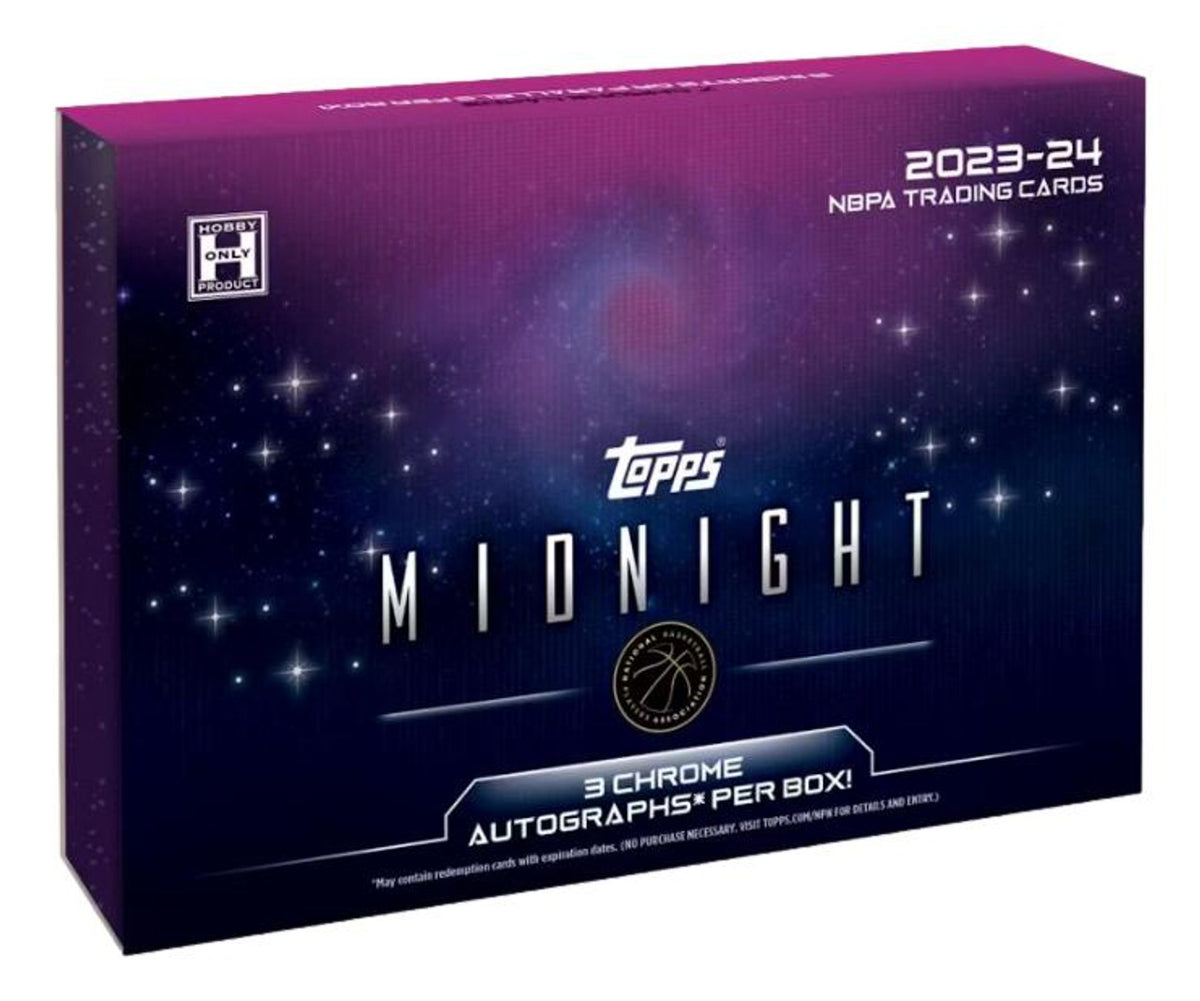 Topps 2023-24 Midnight Basketball Hobby Box Factory Sealed