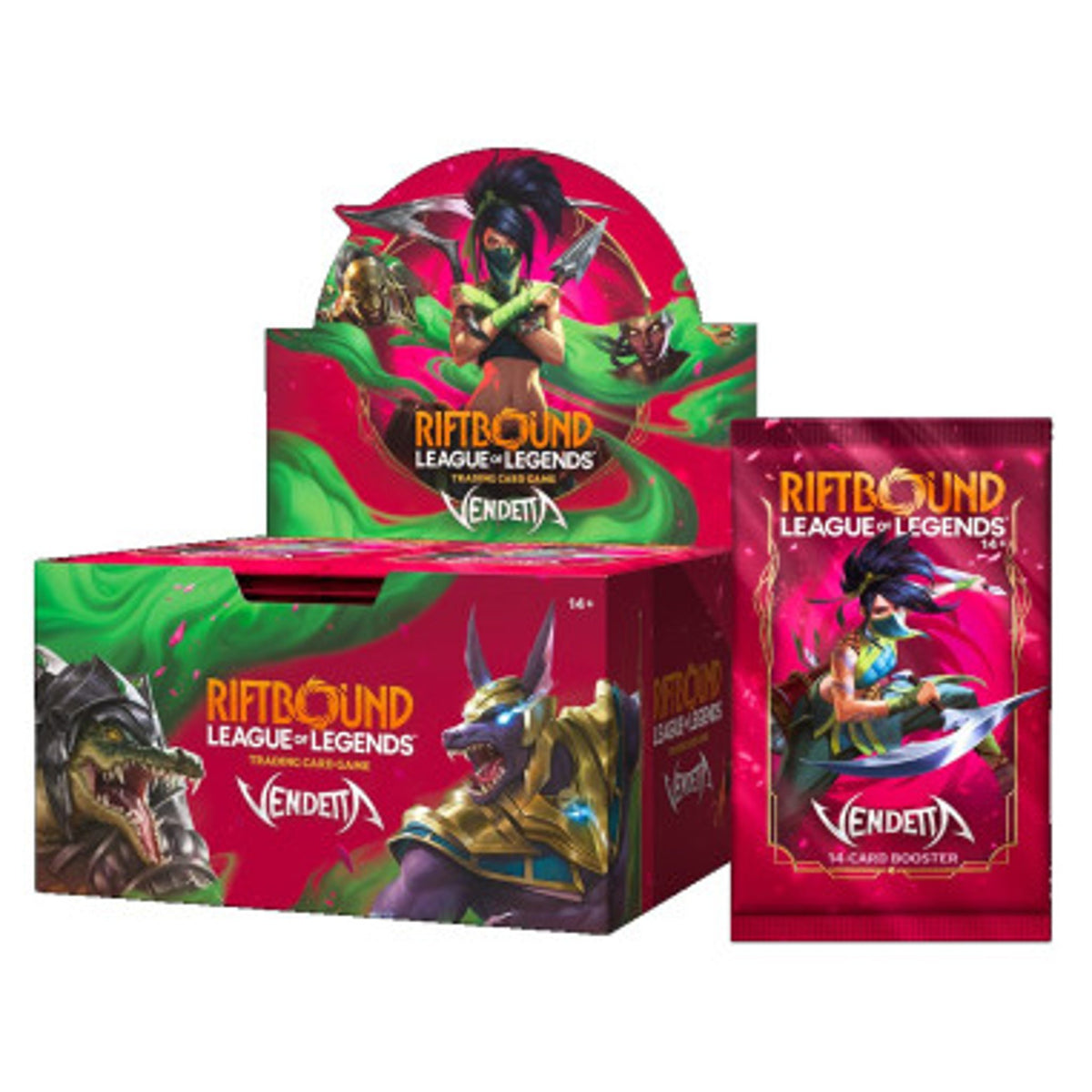 League Of Legends Riftbound Vendetta Booster Display 24 Count