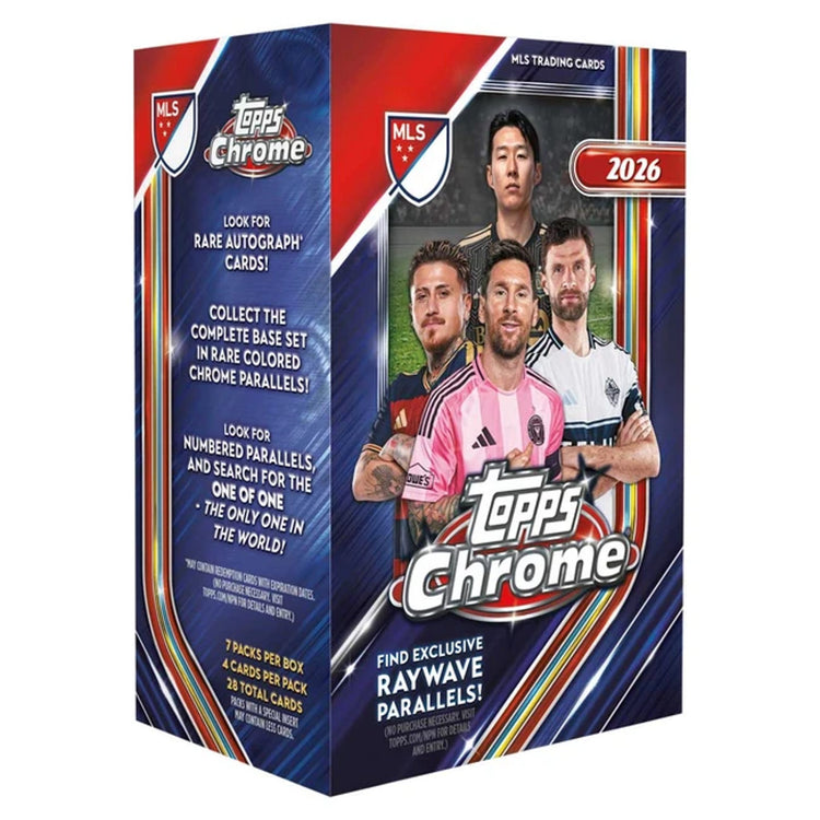 Topps 2026 Chrome Major League Soccer MLS Hobby Box