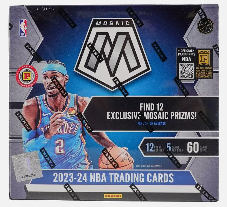 Panini Mosaic Basketball 2023-24 Hobby International Box