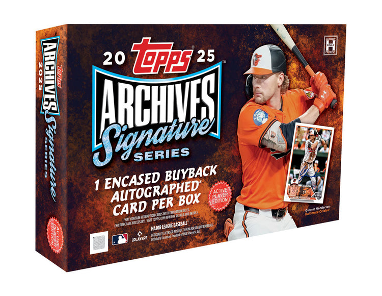 Topps 2025 Archives Signature Series Active Player Edition Hobby Box